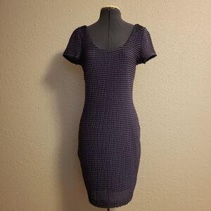 NWT Pins And Needle Purple-Gray Pullover Dress Size Medium